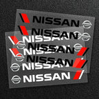 4PCS Car Styling Door Handle Decoration Stickers Decals For Nissan J10 X-Trail Qashqai Juke Leaf Micra NOTE Patrol Gadgets