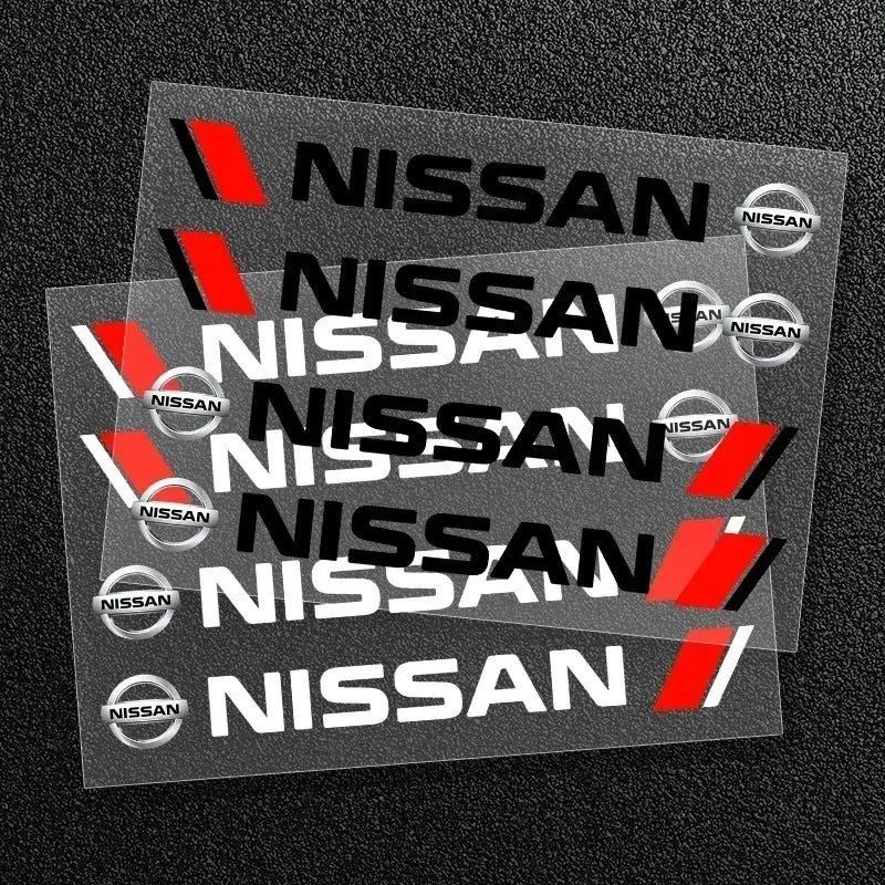 4PCS Car Styling Door Handle Decoration Stickers Decals For Nissan J10 X-Trail Qashqai Juke Leaf Micra NOTE Patrol Gadgets