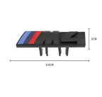 3D Car Front Grille M Badge Emblem Decoration Accessories For bAB-BMW M M1 M2 M3 M4 M5 M6 M7 E39 E87 E60 E46 E53 E90 F10 F20 F25