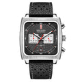 MEGIR 2182 Luxury Fashion Sports Chronograph Multi-Functional Military Leather Date Wristwatches for Men Relogio Masculino