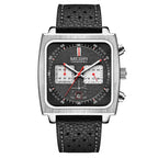MEGIR 2182 Luxury Fashion Sports Chronograph Multi-Functional Military Leather Date Wristwatches for Men Relogio Masculino
