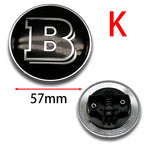 57mm 3D ABS Car Front Engine Hood Bonnet Flat Emblem Badge Universal For Auto Sedan SUV Coupe Exterior Tuning Styling Trim 1PC