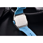PAGANI DESIGN skeleton Watch Sapphire YS012 Automatic Men’s Quartz Watch Silicone Square Clock Waterproof Relogio Masculino