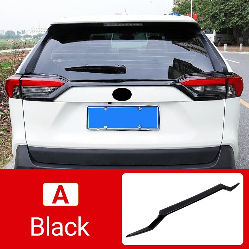 Car Rear Tail Trunk Door Upper Strip Trim Cover For Toyota RAV4 XA50 2019 2020 2021 2022 2023 2024 2025 RAV 4 Hybrid Accessories