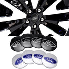 56mm Car Wheel Center Hub Cover Stickers Hub Decals For Ford Mustang Mondeo Focus Fusion Kuga Transit Edge Decoration Accesorios