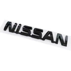 ABS Car Rear Trunk Letters Logo Badge Emblem Sticker For Nissan Qashqai Juke Pulsar Sentra Altima Patrol Micra Rogue Almera