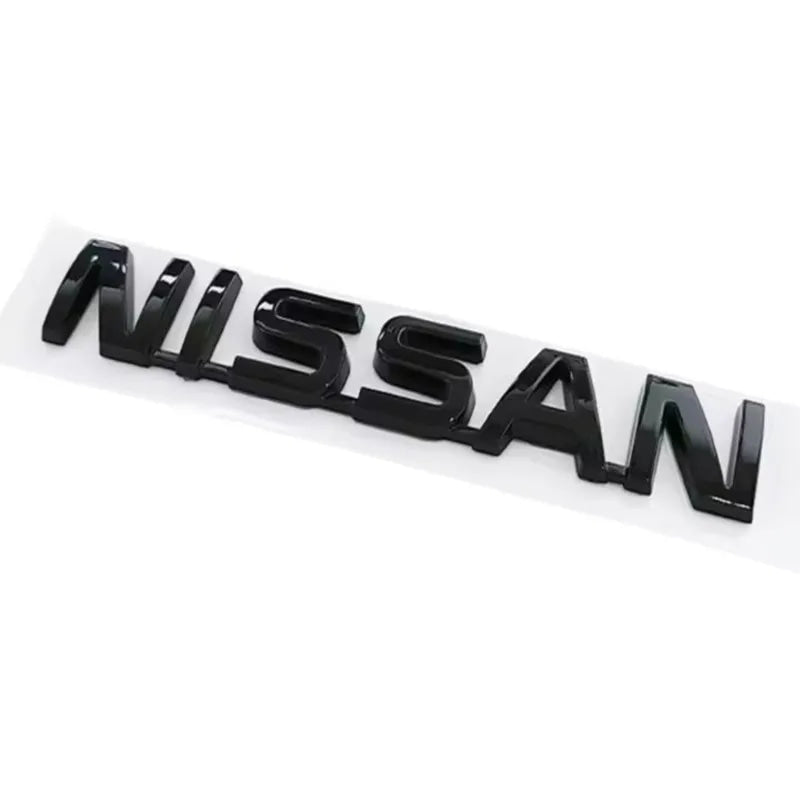 ABS Car Rear Trunk Letters Logo Badge Emblem Sticker For Nissan Qashqai Juke Pulsar Sentra Altima Patrol Micra Rogue Almera