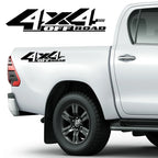 Car 4x4 Off Road Sticker Pickup Truck Vinyl Decor Decal For Isuzu Dmax Ford Ranger F150 Toyota Hilux GMC Sierra Canyon Dodge RAM