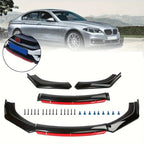 3PCS Universal Car Front Bumper Lip Splitter Lip Body Kit Spoiler Diffuser For BMW For Benz For Audi For VW For Subaru