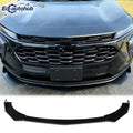 Black Painted Front Splitter Lip Body Kit for Chevy Chevrolet Trax 2023-2026 Auto Accessories Custom Fit Styling Kit
