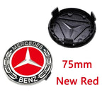 4pcs 56mm 60mm 75mm  68mm3Pin Car Wheel Center Cap Rim Hub Caps Emblem W202 W220 W213 W210 W164 E200 E260 E300 For Mercedes Benz