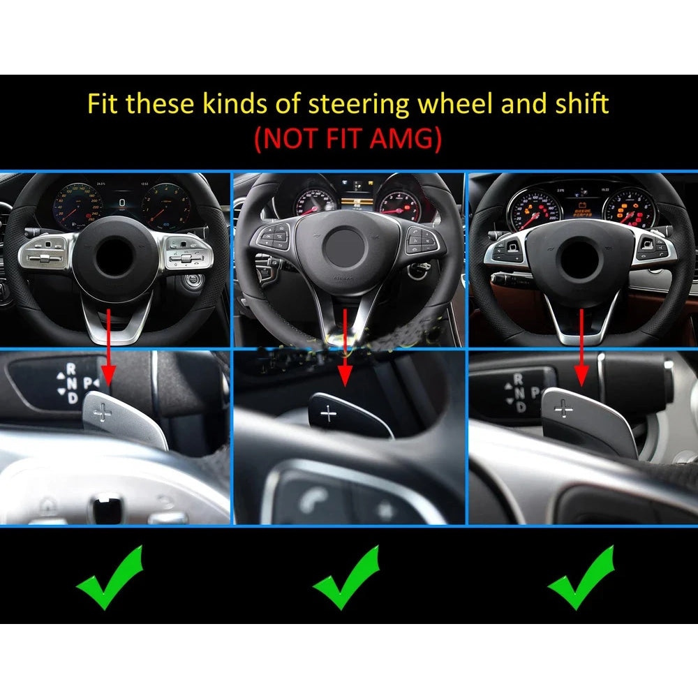 ABS Steering Wheel Shift Paddle For Mercedes Benz A B C S SL E Class GLA CLS CLA W222 W213 W205 X177 X222 DSG Shifter Paddle