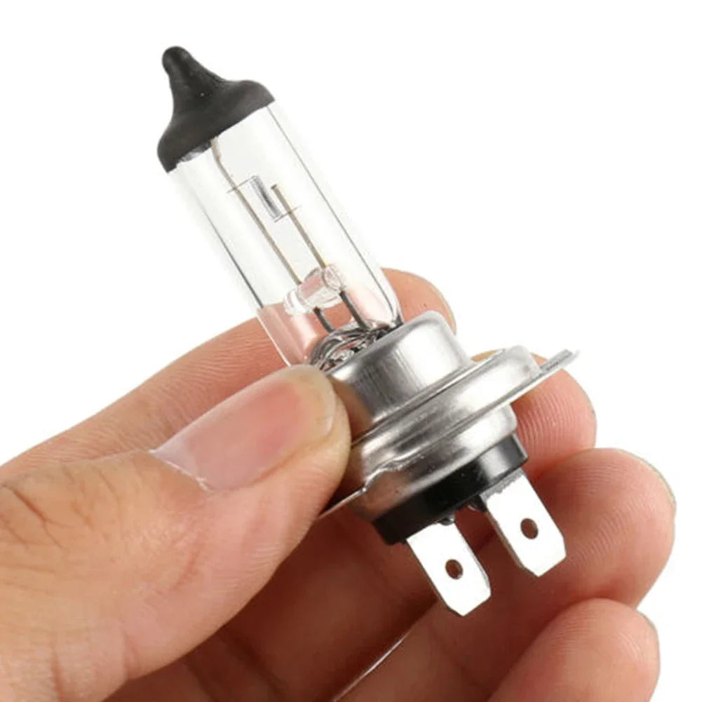 10 Uds bombilla halógena para faros delanteros luz blanca muy cálida H7 55W 12V bombilla halógena para faros delanteros de coche bombilla de repuesto