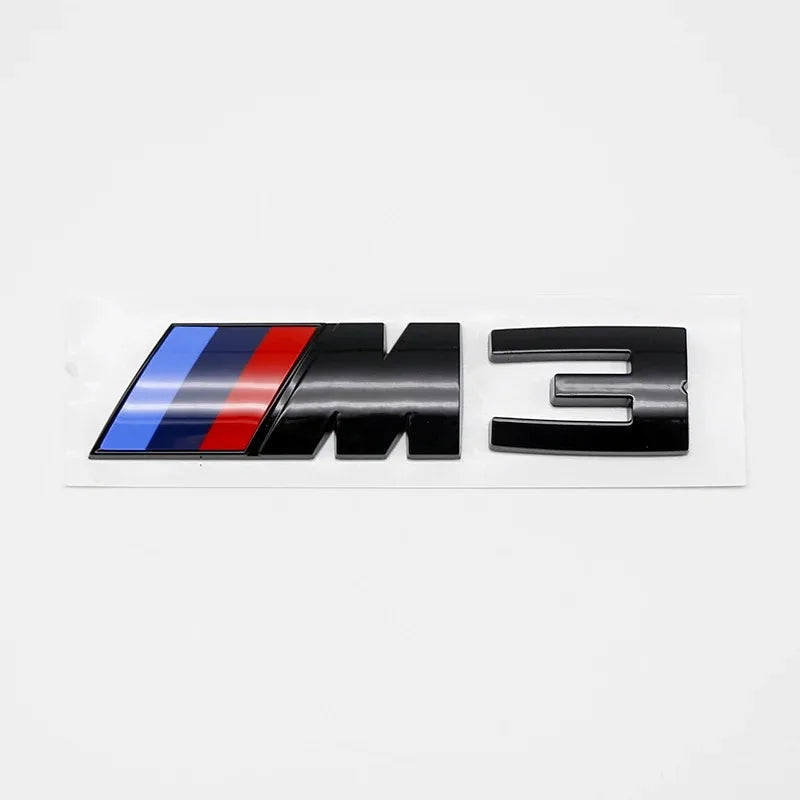 3D ABS M Emblem Trunk Lid Sticker For BMW M1 M2 M3 M4 M5 M6 M7 M8 E46 E36 E34 F10 E90 F30 E60 E53 E30 E92 E Series