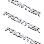 1pcs 3D FRONTIER ABS Car Rear Letter logo Rear Bumper tail door trunk car rear Emblem sticker styling Accessories For Nissan