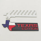 TEXAS EDITION Logo Emblem Metal Car Badge Trunk Sticker For Ford Jeep Chevrolet Ram GMC Dodge Cadillac Lincoln Tesla Accessories