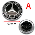57mm 3D ABS Car Front Engine Hood Bonnet Flat Emblem Badge Universal For Auto Sedan SUV Coupe Exterior Tuning Styling Trim 1PC