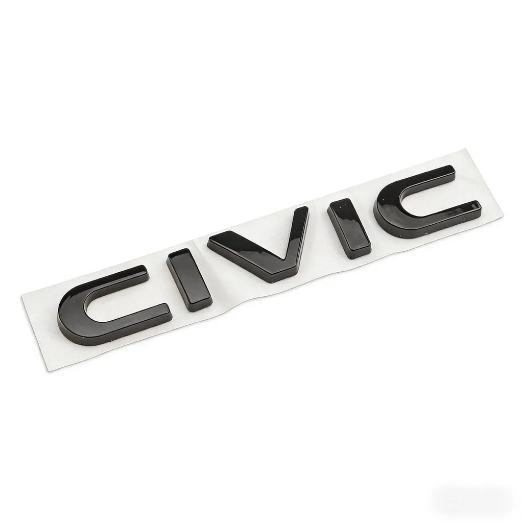 ABS Car Rear Trunk Letters 3D Emblem Tail Badge Sticker for Honda CIVIC Logo Decals Auto Stickers Styling Decoration