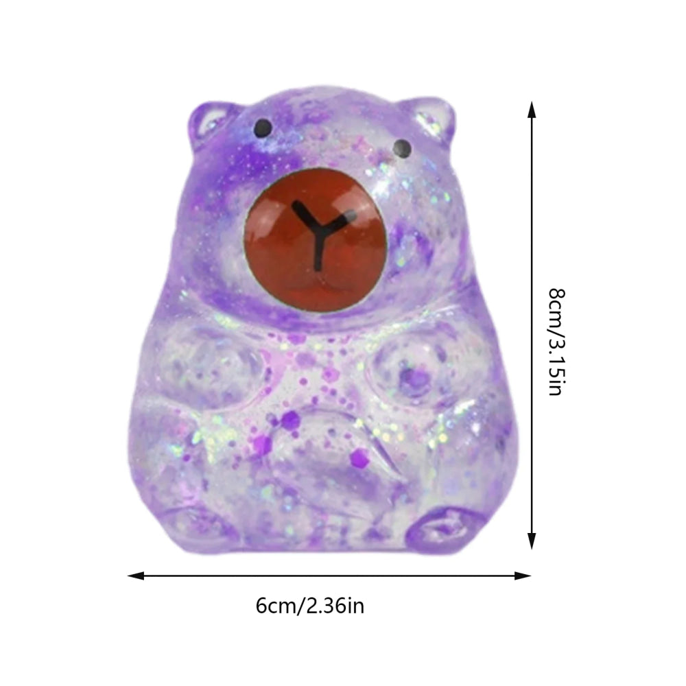 Maltose Cube Stress Squeeze Toy D ecompression Small Ice Cubes Anti Stress Slow Rebound Polar Light Colorful Squeeze TPR Block