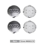 Modification Car Part Wheel Center Hup Caps Cover for Audi A6 S3 S4 Q3 Q5 Q5L A4 A6L A7 A8 A3 A5  Raplace Accessories