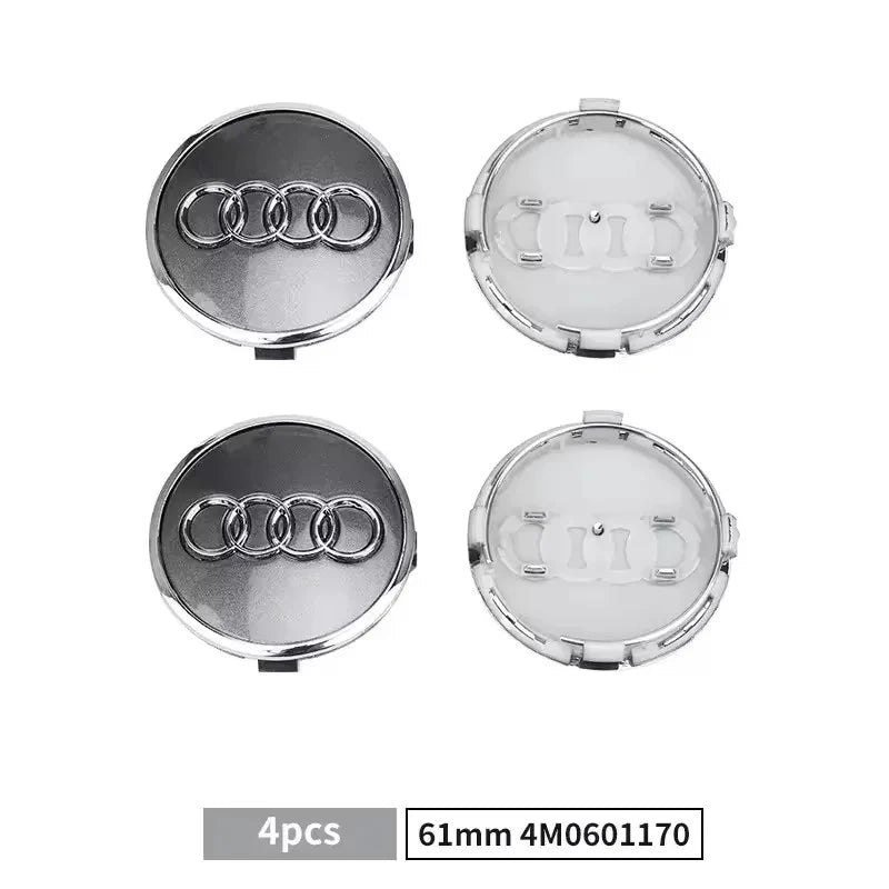 Modification Car Part Wheel Center Hup Caps Cover for Audi A6 S3 S4 Q3 Q5 Q5L A4 A6L A7 A8 A3 A5  Raplace Accessories