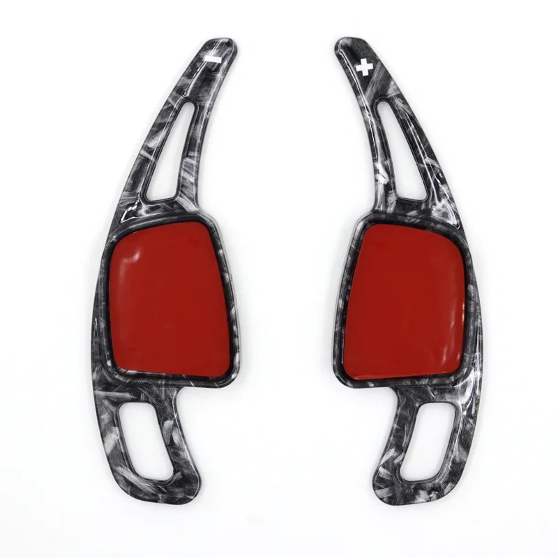 2pcs/lot Car Sports Steering Wheel Shift Paddle Shifter fit For Audi A3 A4 A5 S3 S4 S5 SQ5 SQ7 Q2 Q3 Q5 Q7 TT TTS ABS Carbon