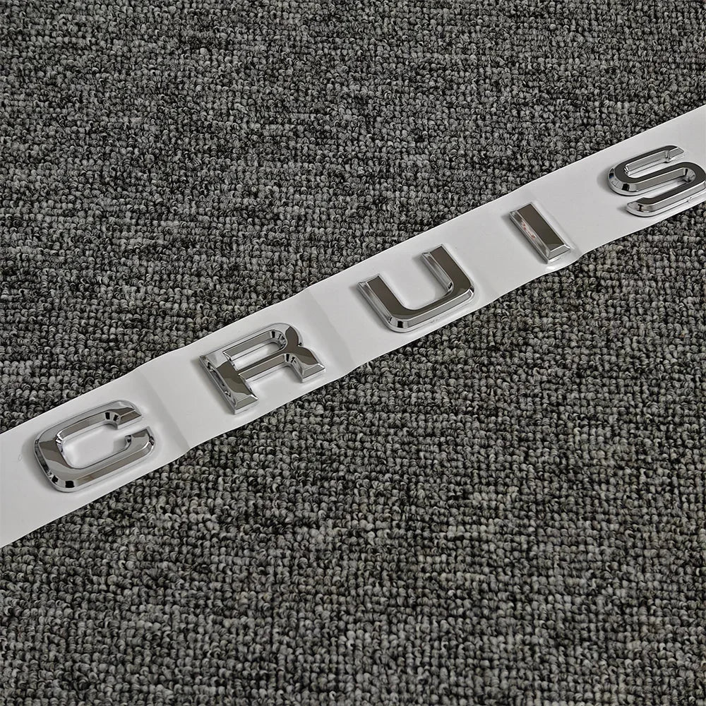 Hood Letter Badge Trunk Rear Letter Emblem Door Side Badges Suitable for Toyota Land Cruiser LC300