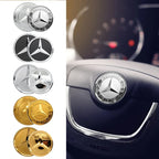 1Pc 52mm 57mm Car Steering Wheel Center Emblem Stickers For Mercedes Benz AMG W203 W206 W205 W211 W212 W210 W201 Badge Accessory