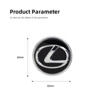 For Lexus RX330 IS250 Ct200h ES300h RX350 IS300h ES350 Car Tire Wheel hub Covers  4Pcs 62mm Car Wheel Center Hub Caps