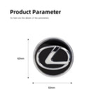 For Lexus RX330 IS250 Ct200h ES300h RX350 IS300h ES350 Car Tire Wheel hub Covers  4Pcs 62mm Car Wheel Center Hub Caps