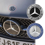 57mm Car Hood Emblem Badge Bonnet Emblem Stickers For Mercedes Benz Brabus AMG W124 W140 W163 W202 W203 W204 W210 W211 W205