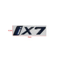 ABS Letters Numbers Glossy Black ix i3 i4 i7 iX ix3 iX4 ix7 Emblem for BMW X1 X3 X5 X6 GT Car Rear Logo Badge Sticker