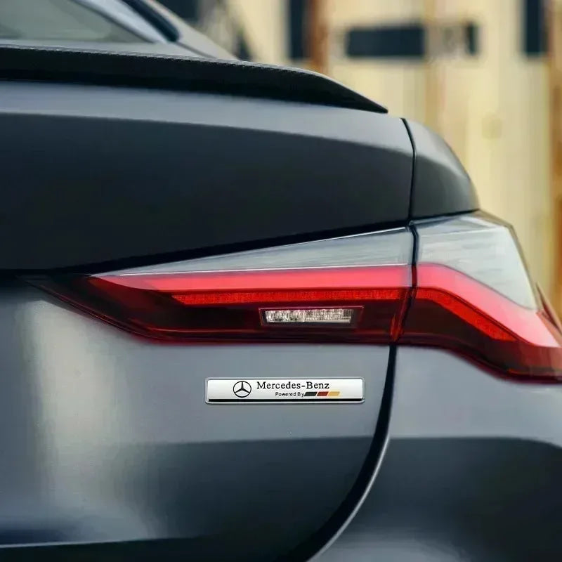 3D Metal Car Body Emblem Badge Exterior Decorative Creative Stickers For Mercedes Benz AMG GLE GLS CLS GLC CLA GLA GLK ML C197