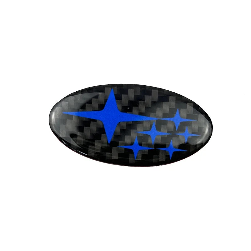 For Subaru Forester XV Outback Impreza Legacy STI WRX BRZ Tribeca Car Steering Wheel Emblem Badge Decals Styling Accessories