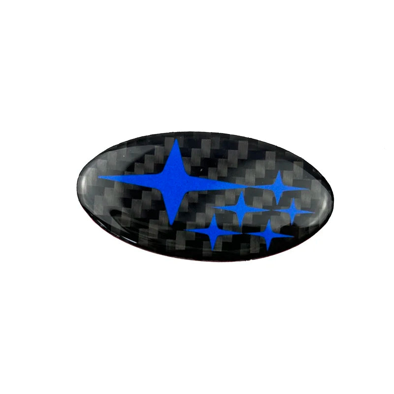 For Subaru Forester XV Outback Impreza Legacy STI WRX BRZ Tribeca Car Steering Wheel Emblem Badge Decals Styling Accessories