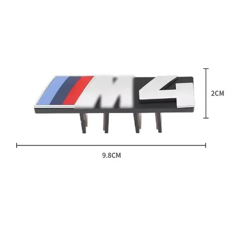 3D Car Front Grille M Badge Emblem Decoration Accessories For bAB-BMW M M1 M2 M3 M4 M5 M6 M7 E39 E87 E60 E46 E53 E90 F10 F20 F25