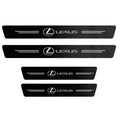 1/4/5Pcs Carbon fiber automotive parts car threshold stickers For Lexus F SPORT IS250 IS200 CT200h GS300 LS430 RX450h ERX400h