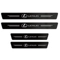 1/4/5Pcs Carbon fiber automotive parts car threshold stickers For Lexus F SPORT IS250 IS200 CT200h GS300 LS430 RX450h ERX400h