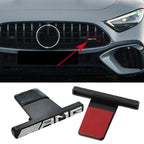 For Mercedes Benz W203 W204 W205 W210 w211 W124 W169 W176 W177 W202 ABS 3D AMG Logo Emblem Car Front Grille Badge accessories