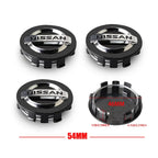 4pcs 54/60MM Car Styling Wheel Center Cap Hub Covers Badge Accessories For Nissan Nismo GTR Qashqai Almera Teana V36 Sylphy Note