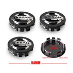4pcs 54/60MM Car Styling Wheel Center Cap Hub Covers Badge Accessories For Nissan Nismo GTR Qashqai Almera Teana V36 Sylphy Note