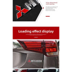 For Mitsubishi Outlander Eclipse Pajero Lancer EVO ASX Triton Attrage Ralliart Delica Car Metal Logo Badge Emblem Sticker