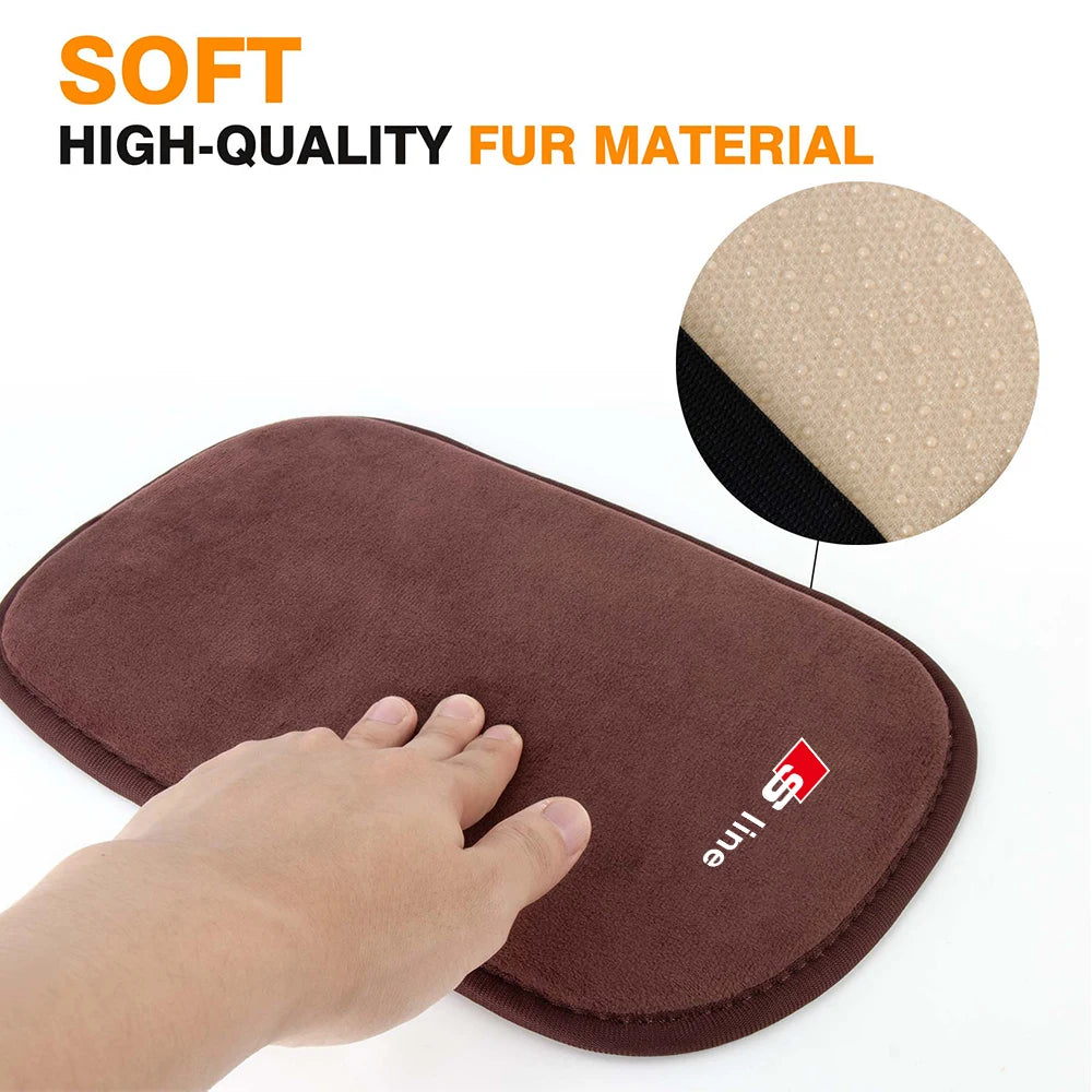 Car Armrest Storage Box Mat Center Sonsule Arm Rest Protection Cushion For Audi SLine Q7 Q2 Q3 F3 B8 B7 A3 8P 8V A6 C7 C6 Q5 8R