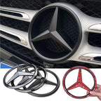ABS Car Front Grille Badge Decal Cover Emblem for Mercedes Benz W204 W205 W210 W211 GLA GLK GLC GLE Interior Mouldings QBT-BENC