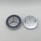 1pcs 3D ABS for AMG 57mm 2 pins Car Front Hood Emblem Bonnet Sticker Badge Decal Styling auto accessories