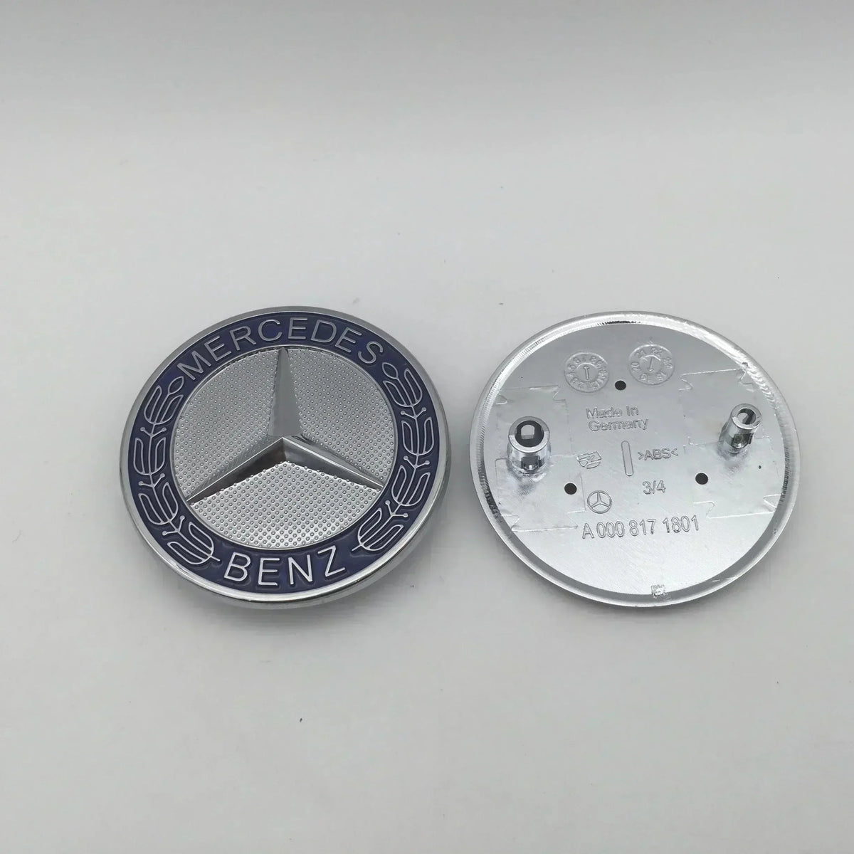 1pcs 3D ABS for AMG 57mm 2 pins Car Front Hood Emblem Bonnet Sticker Badge Decal Styling auto accessories