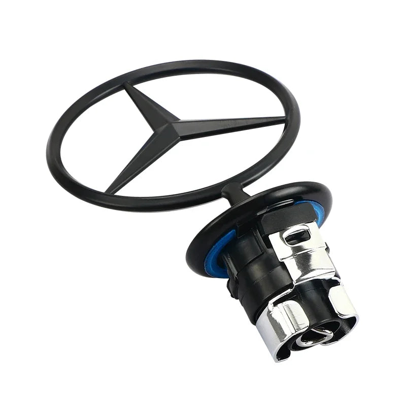 Car Bonnet Label Badge 3D Star Zinc Alloy Car Front Hood Emblem Mercedes Benz  W203 W204 W205 W206 W212 W213 W222 W223 E300