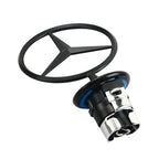 Car Bonnet Label Badge 3D Star Zinc Alloy Car Front Hood Emblem Mercedes Benz  W203 W204 W205 W206 W212 W213 W222 W223 E300