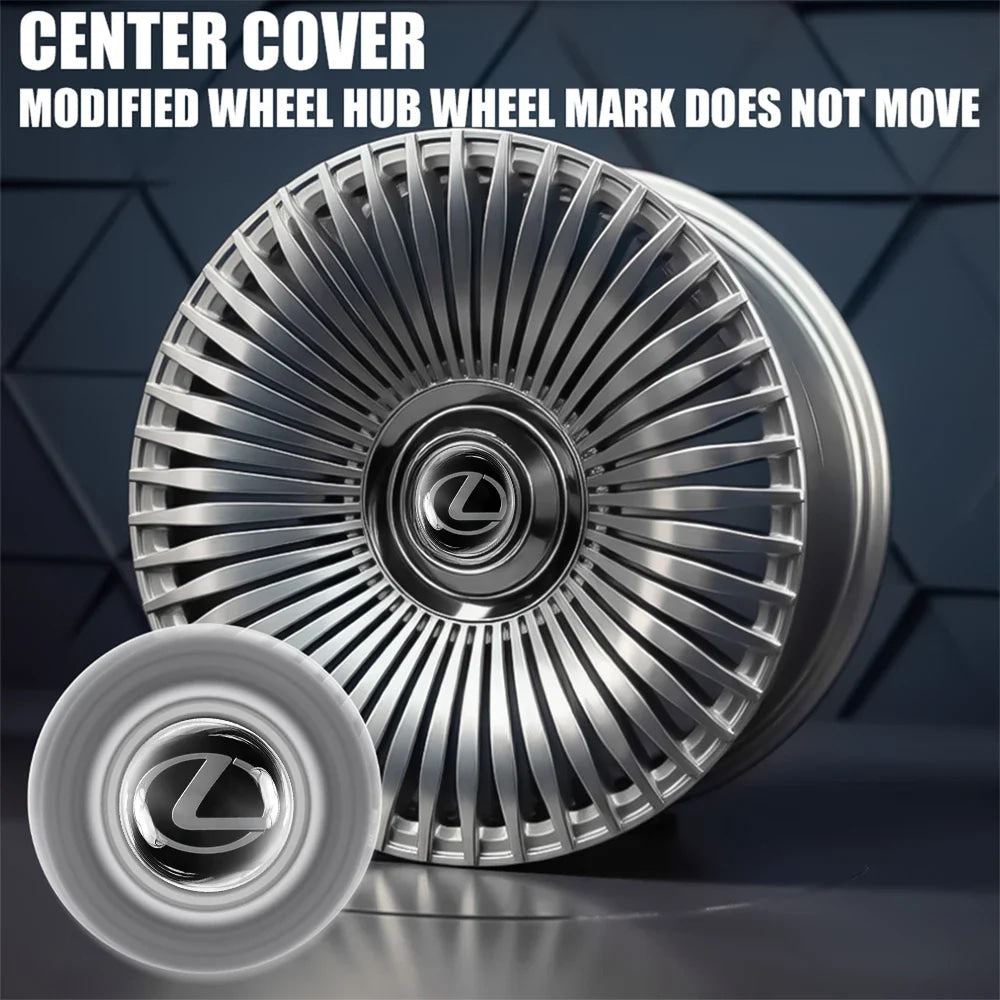 4PC For Lexus FSPORT IS200 ES300h ct200h RX350 IS300h IS250 Car Styling Wheel Tire Hub Cap Cover Badge Auto Exterior Accessories