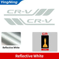 2pcs Car Badge Styling Cars Fender Side Bumper Leaf Plate Side Decorative Stickers For Honda CR-V Auto Vinyl Decal Accessories